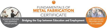 fundamentals of metal fabrication certificate